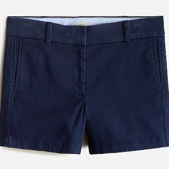 4" stretch chino short (Navy Color) - Picture 1 of 4